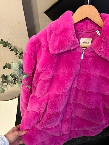 Koton Peluş pembe mont