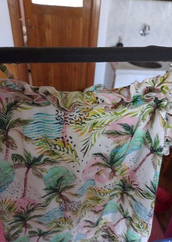 Yeşil Bohem Uzun Askılı Elbise - Görsel 6