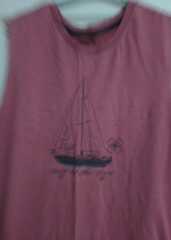 LC Waikiki Pembe Pamuklu Bohem Tarz Kolsuz tşört