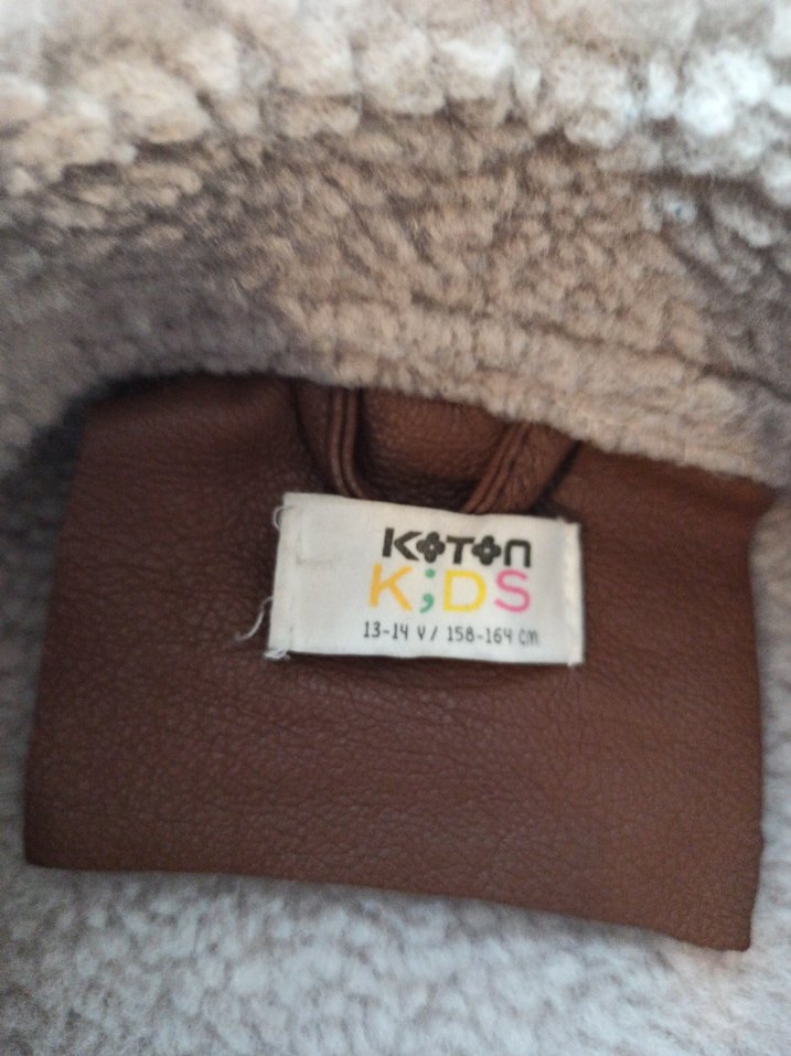 Kürk Detaylı Kahverengi Deri - Görsel 2