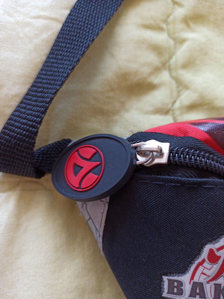 Kırmızı Baskılı Çocuk Bel Çantası - Görsel 5