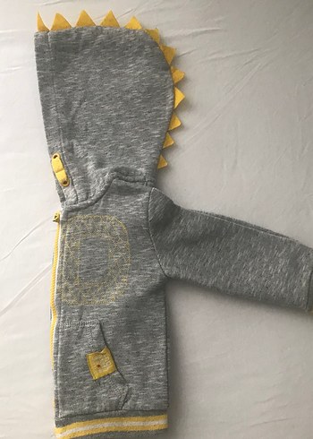 Kapüşonlu Erkek Çocuk Fermuarlı Sweatshirt - Görsel 2