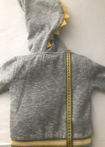 Kapüşonlu Erkek Çocuk Fermuarlı Sweatshirt - Görsel 3