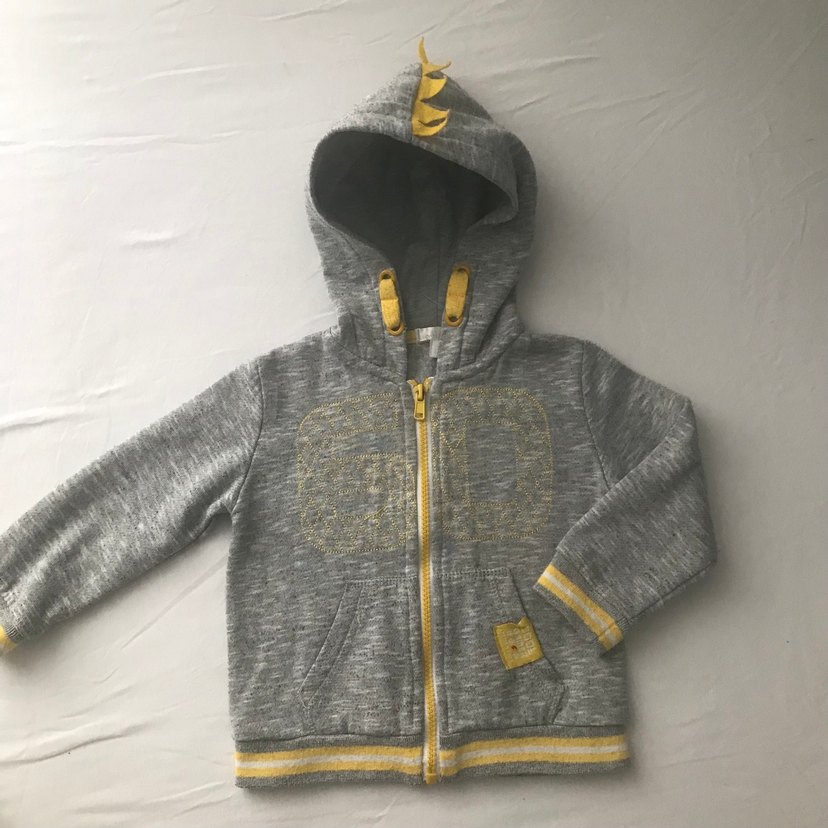 Kapüşonlu Erkek Çocuk Fermuarlı Sweatshirt - Görsel 4