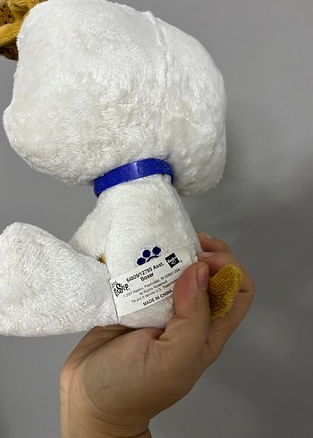 Beden Renk Miniş #Peluş Miniş #Beyaz Peluş Köpek Oyuncak