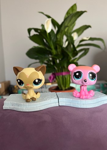 Pastel Pembe ve Bej Figür Seti