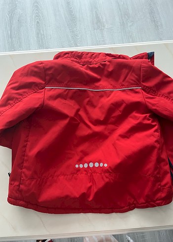 Kırmızı Fermuarlı Erkek Çocuk Mont - Görsel 2