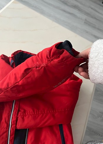 Kırmızı Fermuarlı Erkek Çocuk Mont - Görsel 3