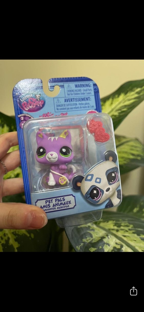 Mor Littlest Pet Shop Figür - Görsel 2