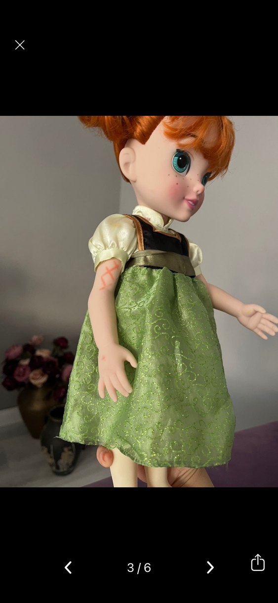 Anna #karlar ülkesi #Yeşil Elbiseli Bebek - Görsel 2