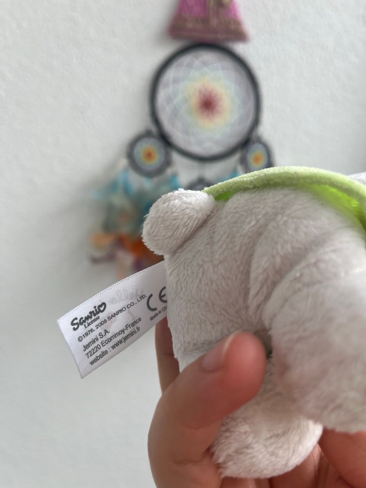 Beyaz ve Pastel Renkli Peluş Oyuncak - Görsel 2