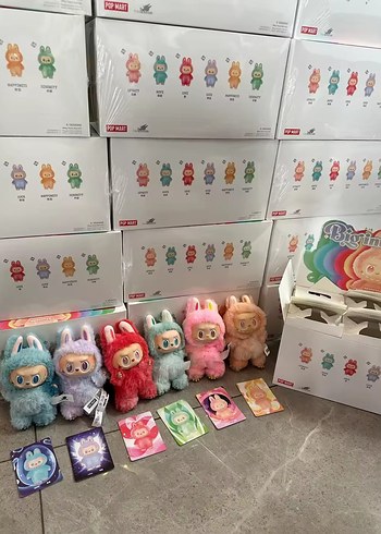 Beden Pastel Mavi Peluş Oyuncak POPMART