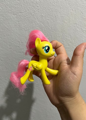 Beden Renk Fluttershy #Sarı ve Pembe Saçlı Figür Oyuncak