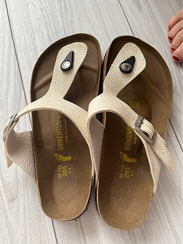 38 Beden beyaz Renk Birkenstock #Terlik