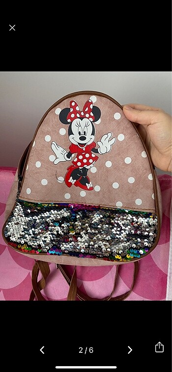Çocuk çanta #Minnie mouse