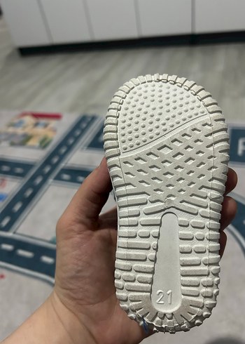 Mavi Erkek Bebek İlk Adım Ayakkabısı Velcro - Görsel 4