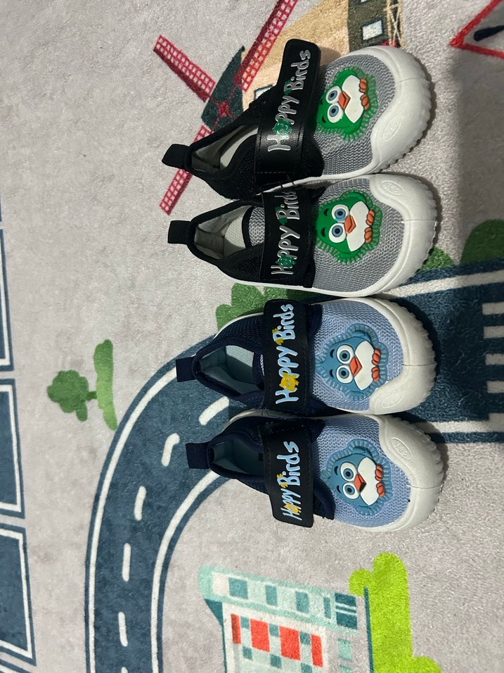 Renkli Baskılı Erkek Bebek İlk Adım Ayakkabısı - Görsel 4