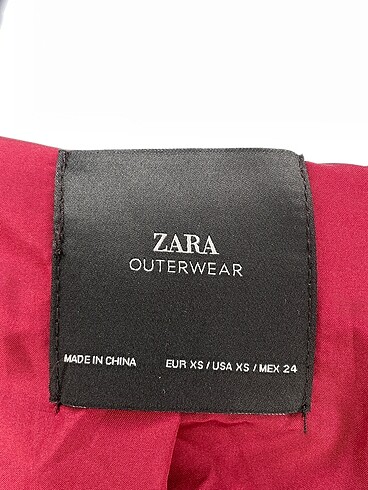 xs Beden bordo Renk Zara Mont %70 İndirimli.