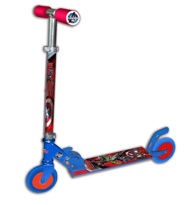 Renkli 2 Tekerlekli Katlanabilir Çocuk Scooter - Görsel 2