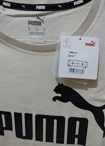 m Beden ten rengi Renk Puma Erkek Tişört 