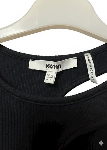 Tek Kollu Siyah Elbise - Görsel 3