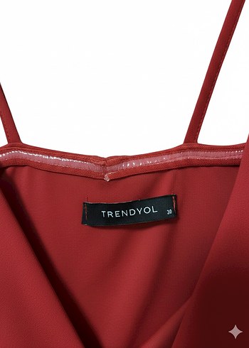 Kırmızı Şık elbise - Görsel 3