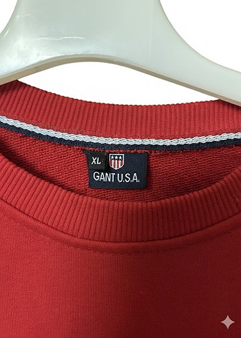 GANT Kırmızı Baskılı Sweatshirt - Görsel 2
