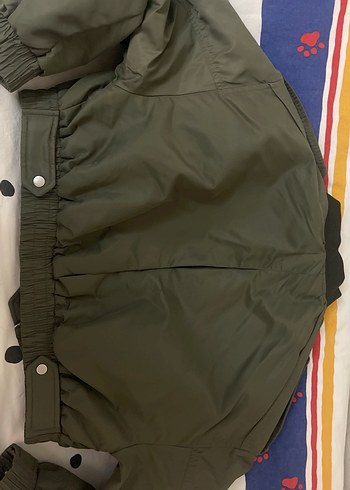 Zara Kadın Haki zara Bomber Ceket