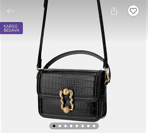 Zara krokodil askılı çanta