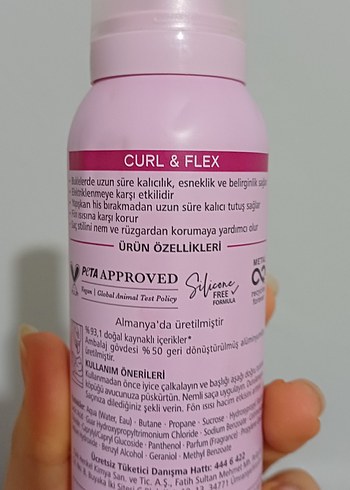 Schwarzkopf Taft Curl & Flex Saç Köpüğü - Görsel 2