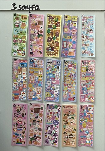  Beden Renk Kpop deco sticker (6)