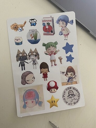  Mavi kafa sticker