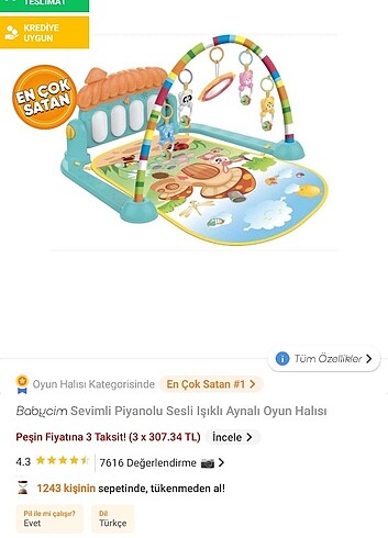 Piyanolu Oyun Halısı 