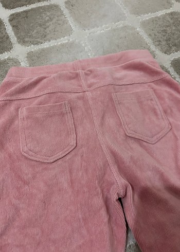 LC Waikiki Kız Çocuk Pembe Süet Rahat Kesim Tayt
