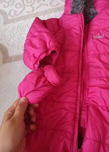 6-9 Ay Beden Bebek mont pembe