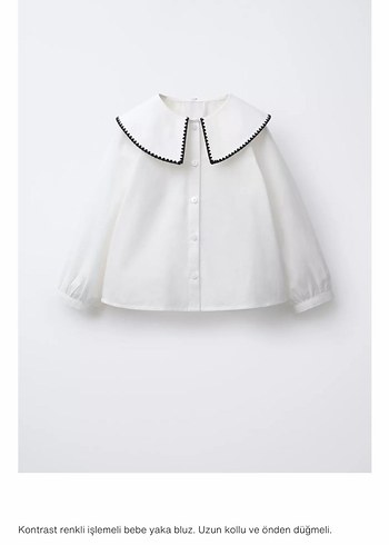 Zara kız çocuk gömlek - Görsel 2