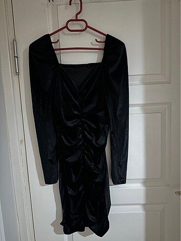 Kadife elbise - Görsel 2