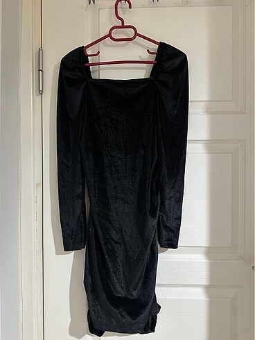 Kadife elbise - Görsel 3