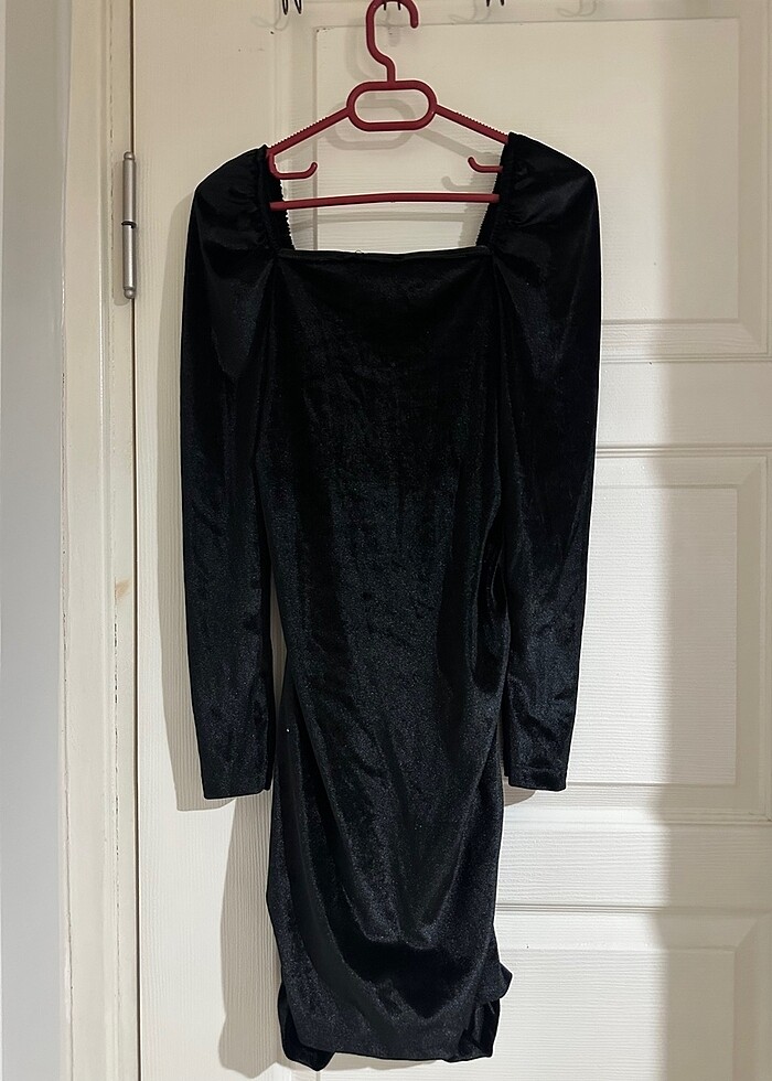 Kadife elbise - Görsel 3