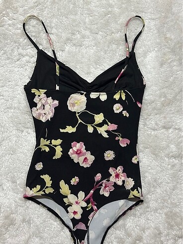 xs Beden Çiçekli crop