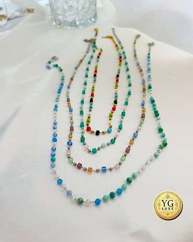 Boncuklu Sunset Beads Kolye
