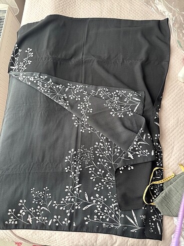 Diğer Siyah beyaz desenli moda kaşmir şal