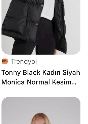 Tonyy Black Astarlı Düğmeli Bej Kadın Kışlık Mont - Görsel 5