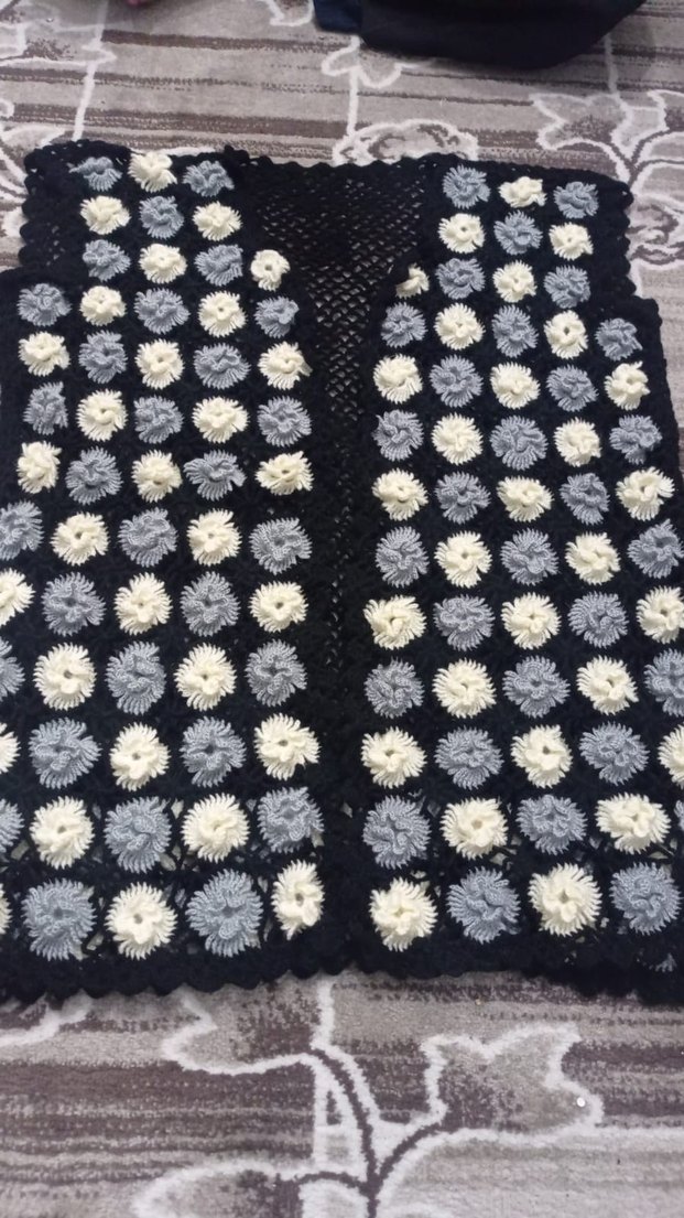 El Emeği Nakışlı Bohem Kadın Kolsuz Yelek - Görsel 2