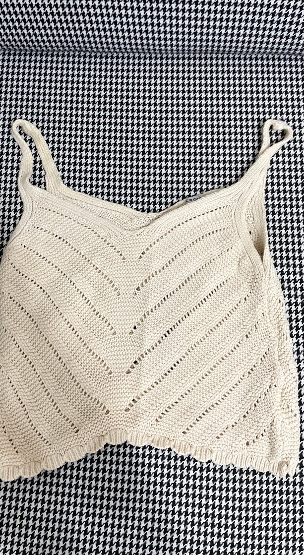 Beyaz Örgü Bohem Kadın Bralet - Görsel 2