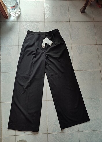 xl Beden Zara keten karışımlı length pantolon 