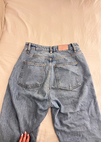 Gri Mavi Kadın Denim Midi Boy Jean - Görsel 3