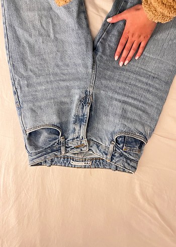Gri Mavi Kadın Denim Midi Boy Jean - Görsel 6