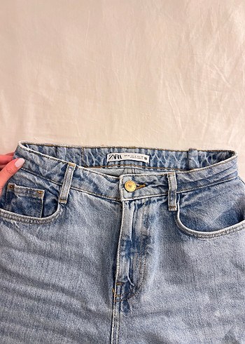 Gri Mavi Kadın Denim Midi Boy Jean - Görsel 4