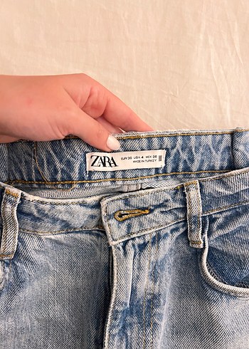 Gri Mavi Kadın Denim Midi Boy Jean - Görsel 5